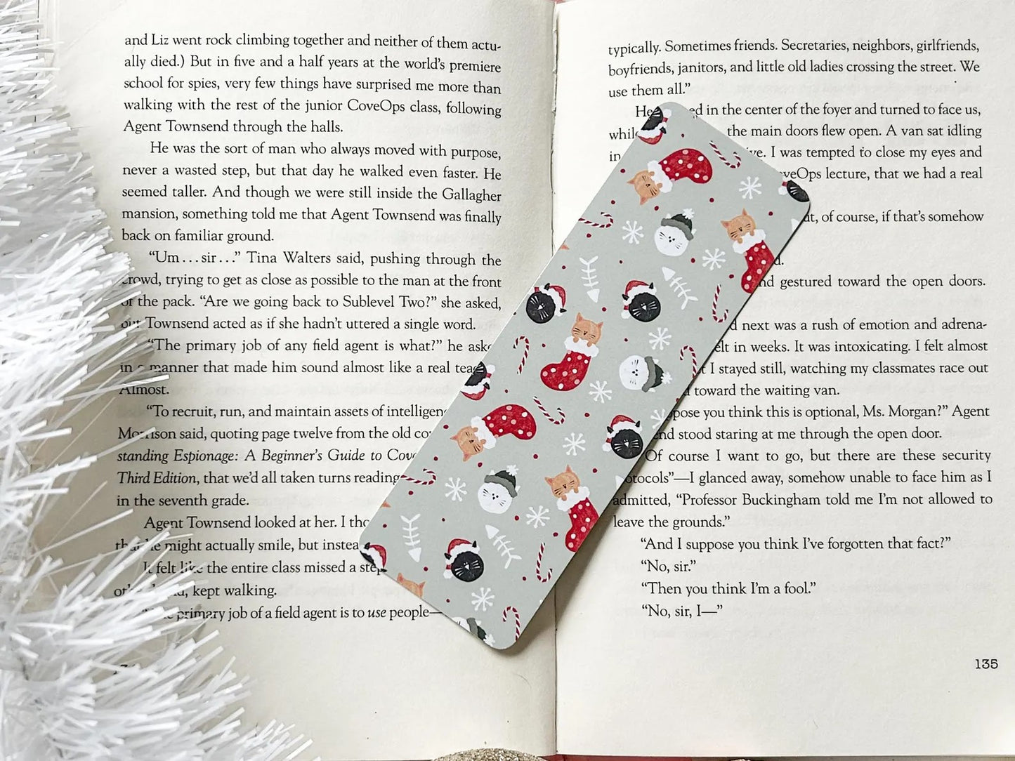 Christmas Cats Bookmark image 0