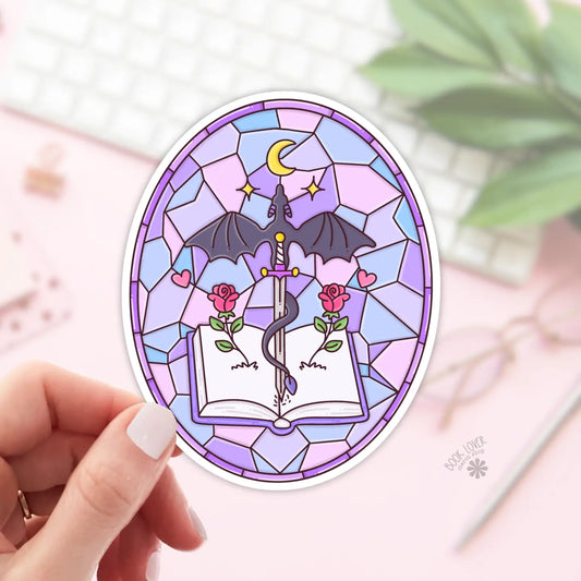 Fantasy Stained Glass Sticker image 0