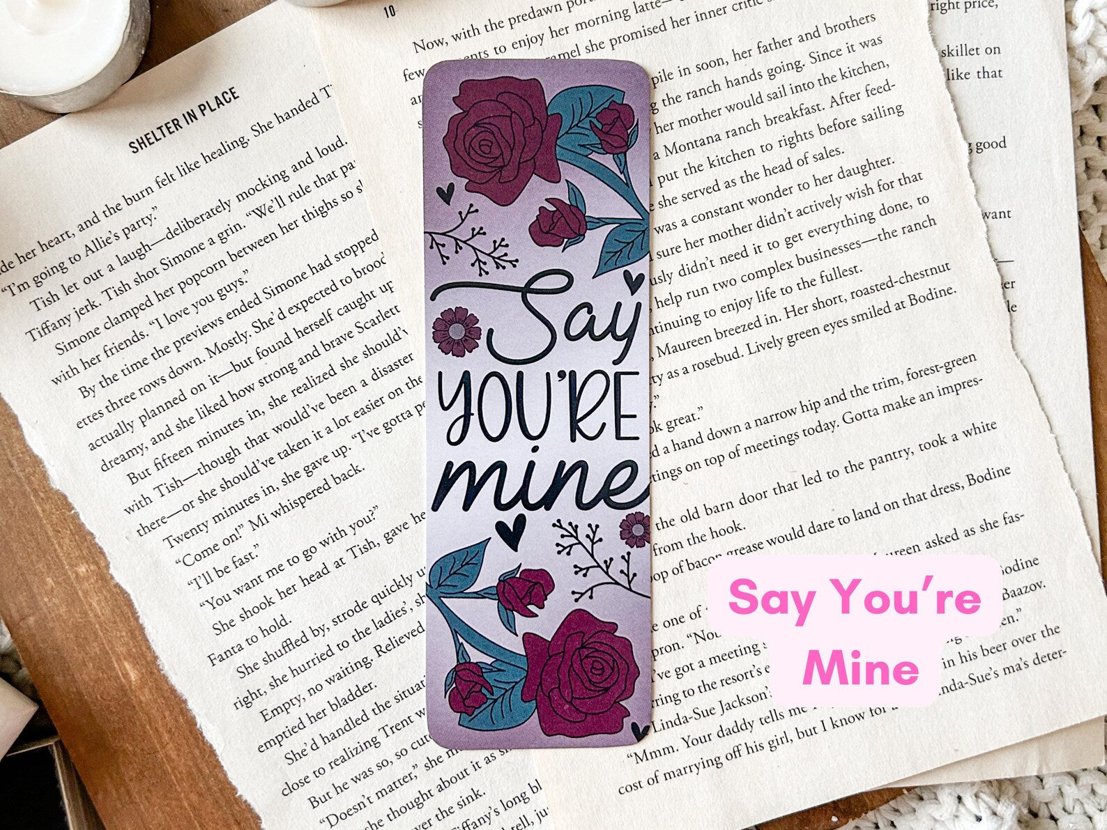 Dark Romance Quotes Bookmarks image 2