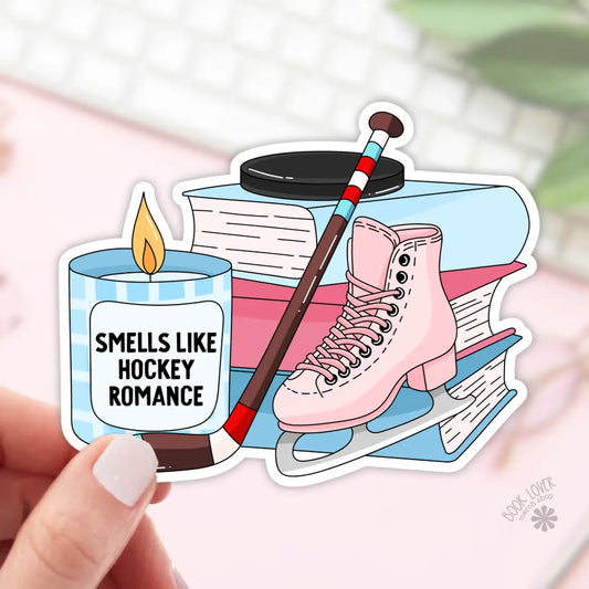 Smells Like Hockey Romance Sticker