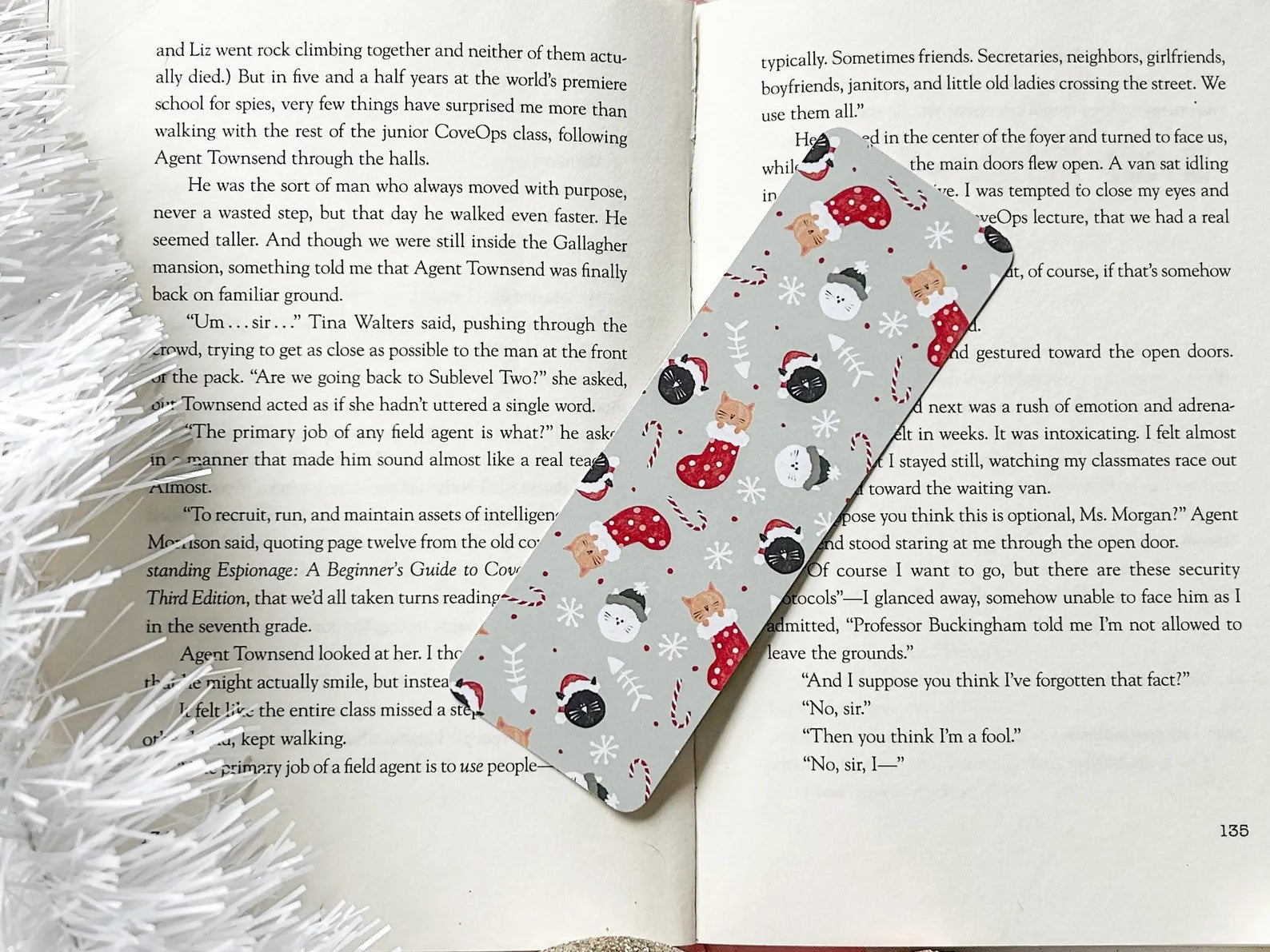 Christmas Cats Bookmark image 0