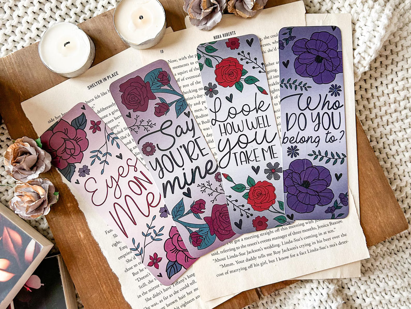 Dark Romance Quotes Bookmarks image 0