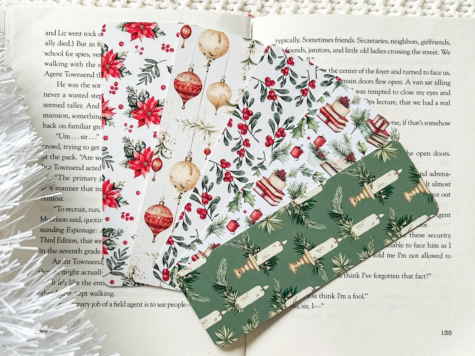 Traditional Christmas Bookmarks image 0
