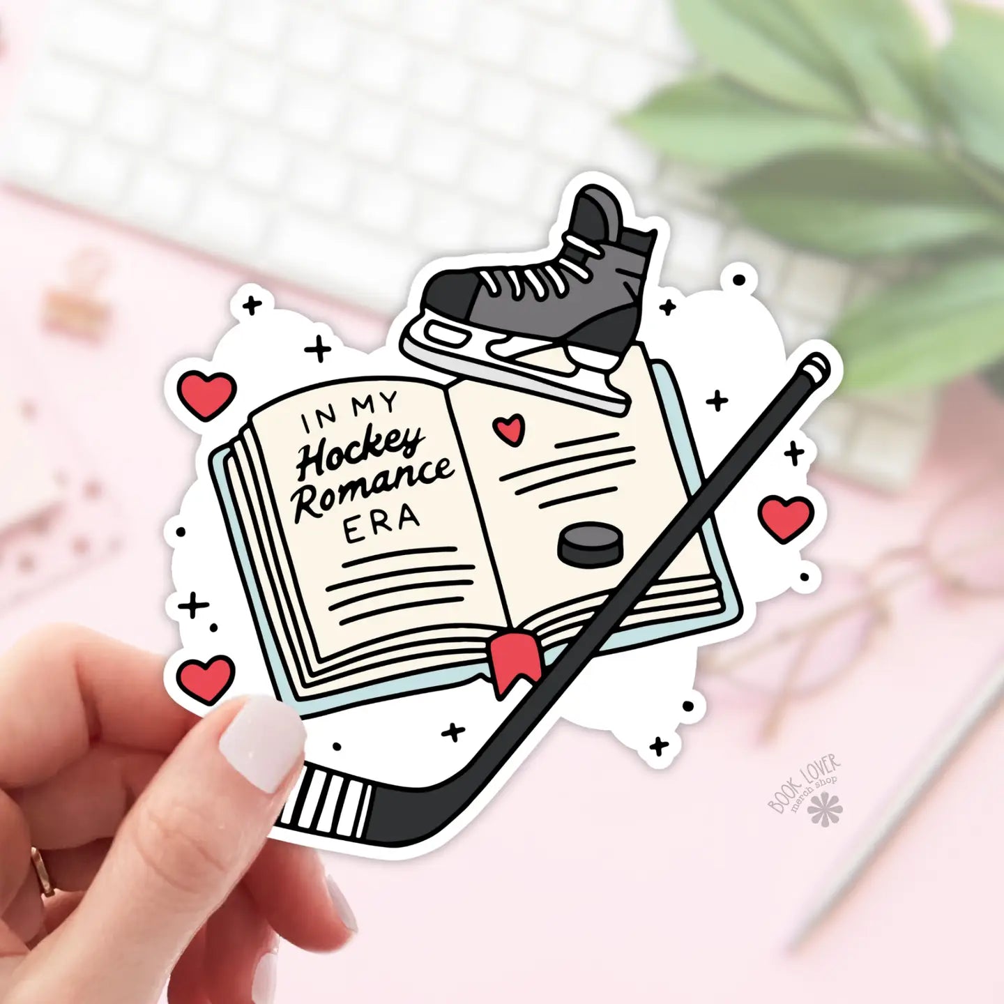 Hockey Romance Sticker image 0