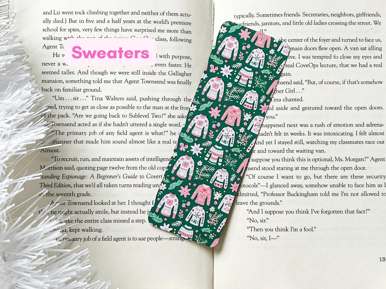 Preppy Christmas Bookmarks image 3