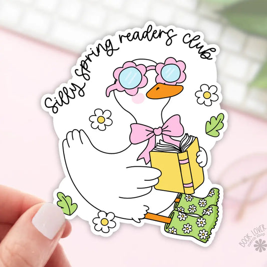 Silly Spring Readers Club Sticker