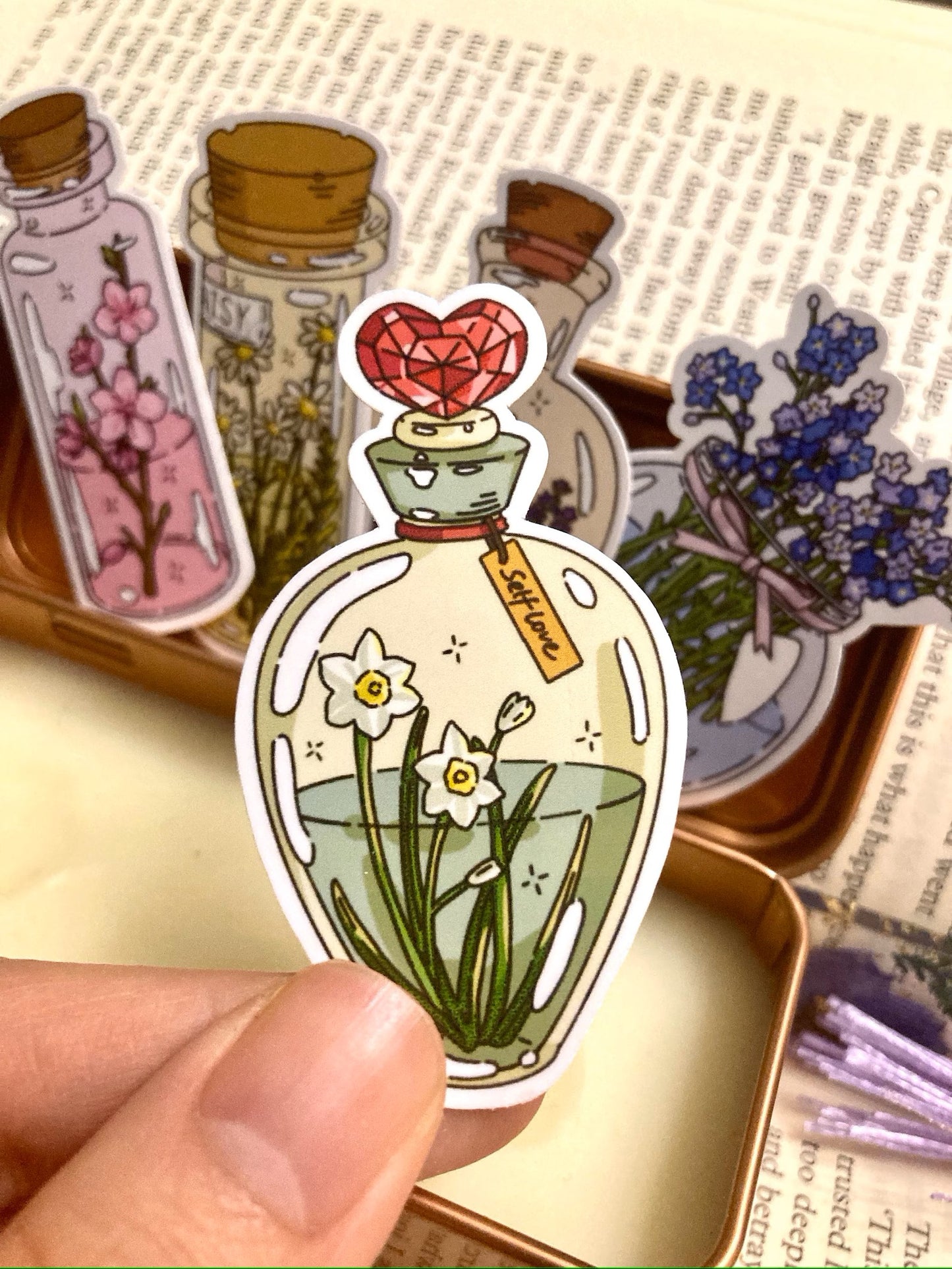 Flower Potion Stickers