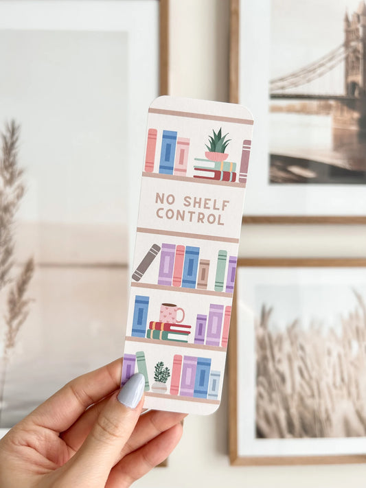 No Shelf Control Bookmark