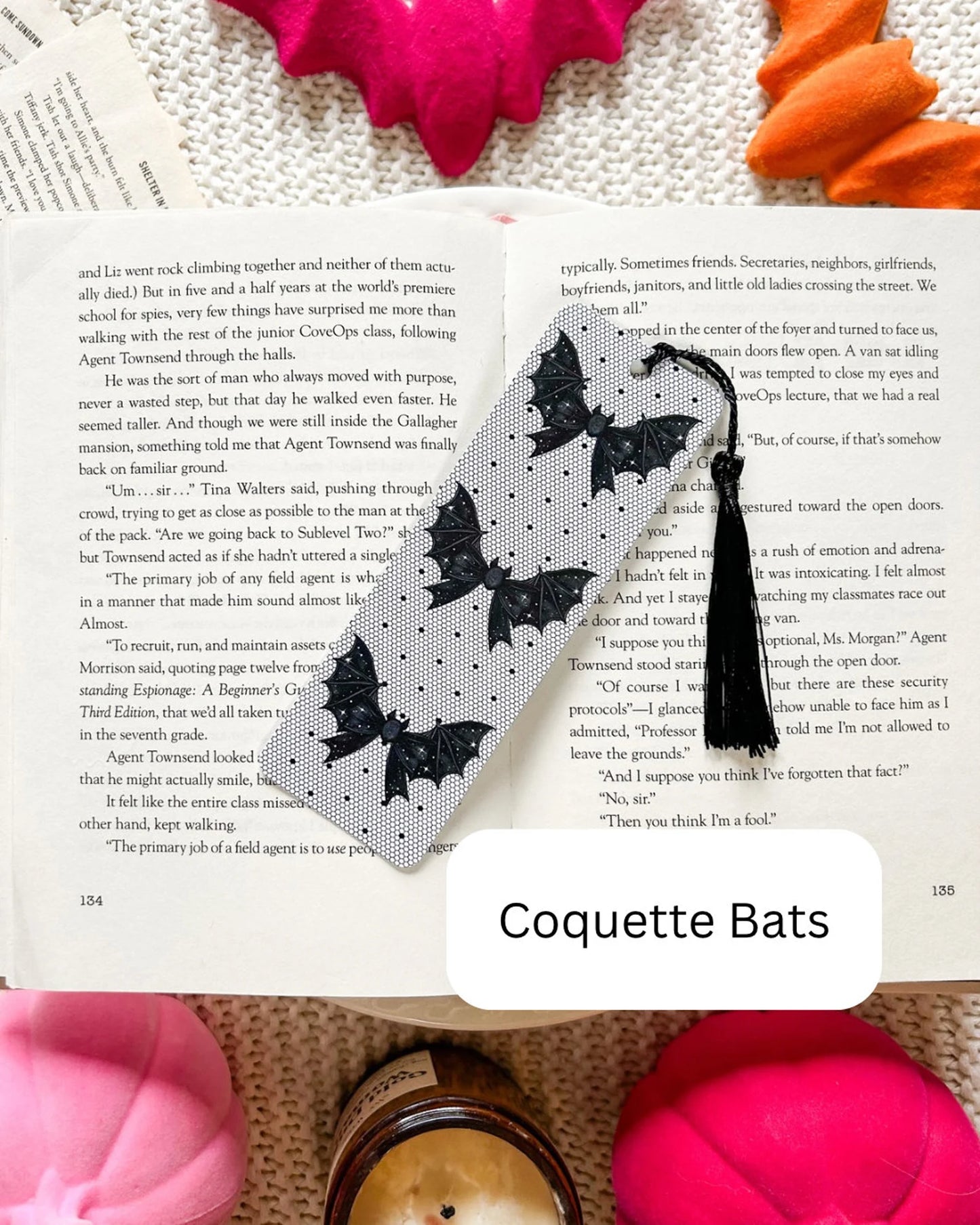 Gothic Bat Bookmarks
