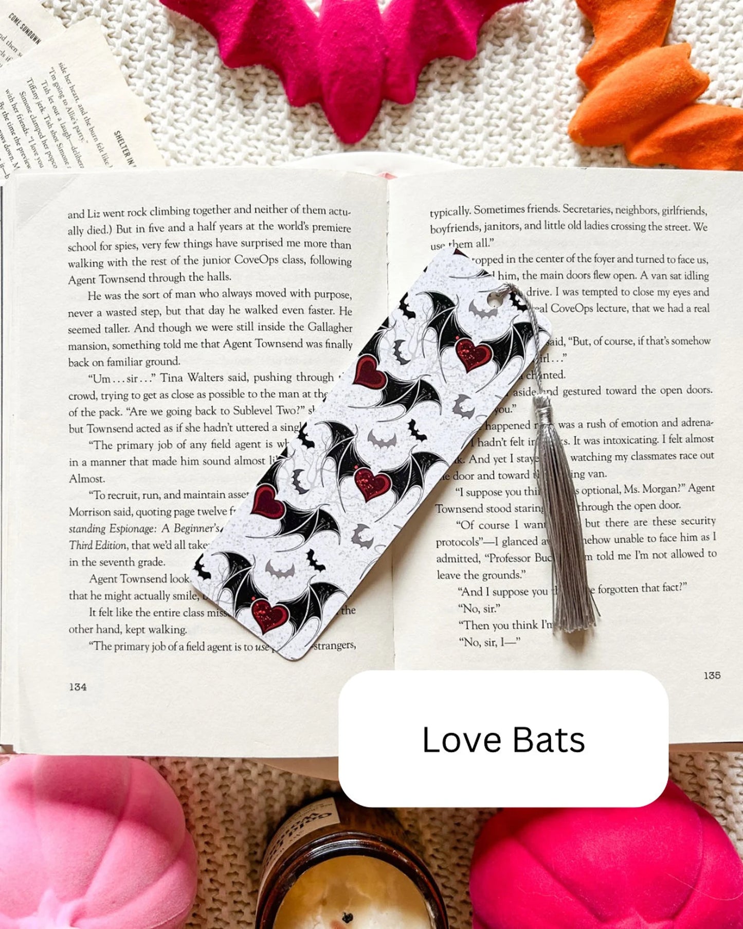 Gothic Bat Bookmarks