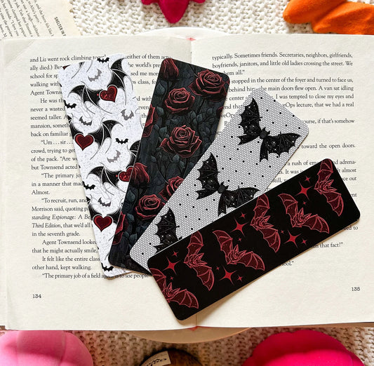 Gothic Bat Bookmarks