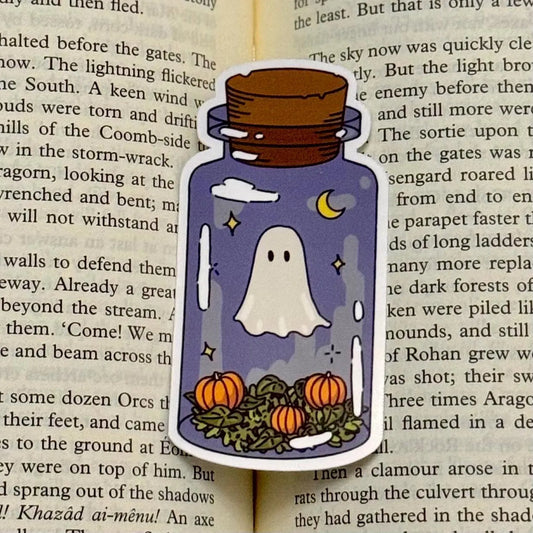 Ghostie Bottle Sticker