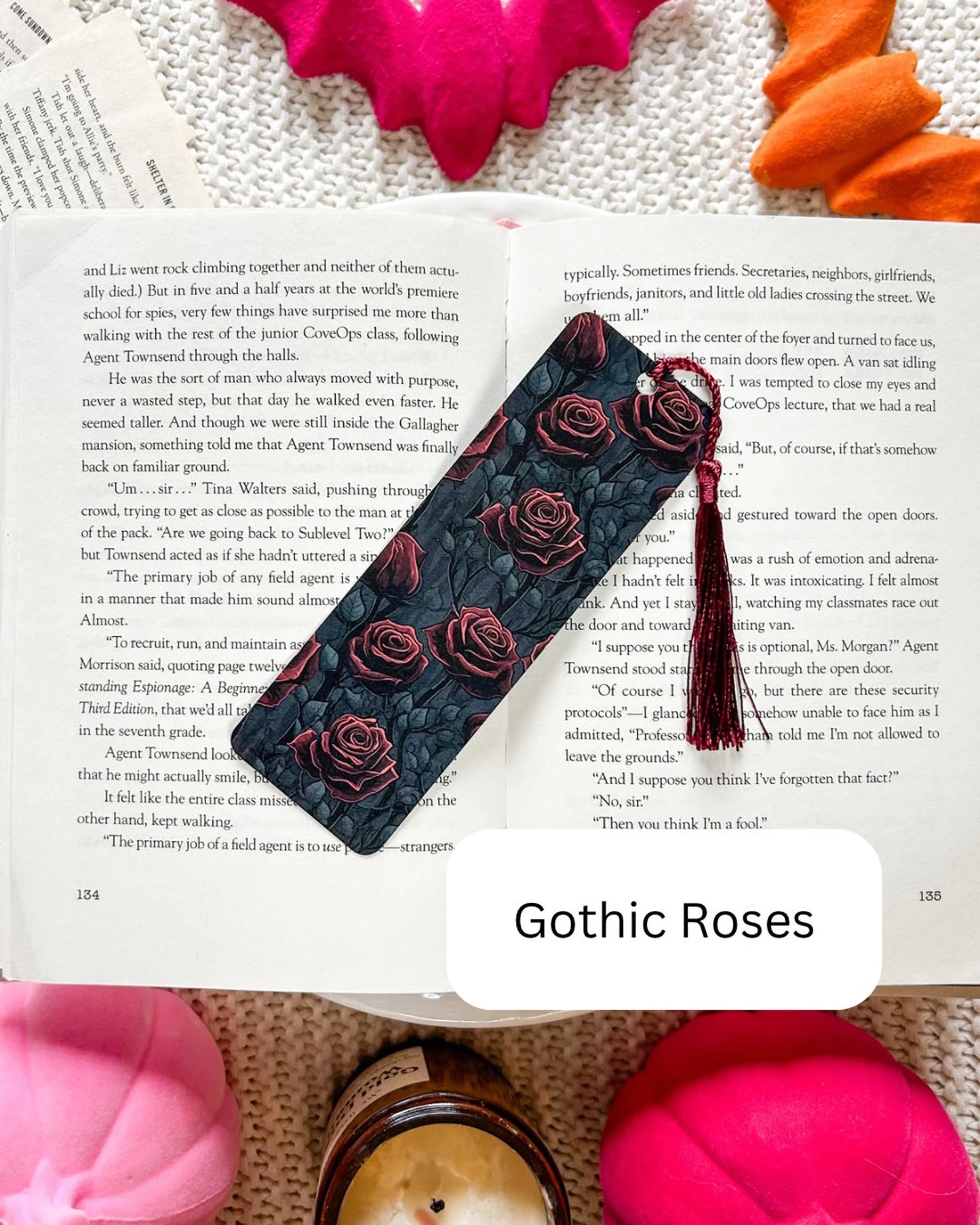 Gothic Bat Bookmarks