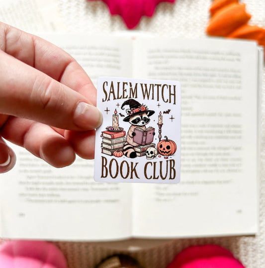 Salem Witch Book Club Sticker