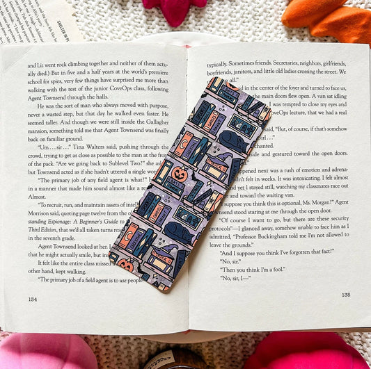 Halloween Bookshelf Bookmark